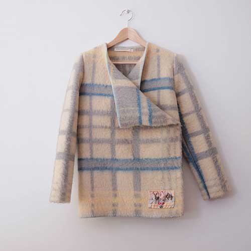 Wintervacht vintage wool blanket coat