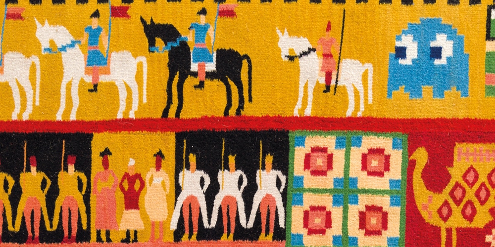 Pac-Man and Cossacks (detail), OLK Manufactory