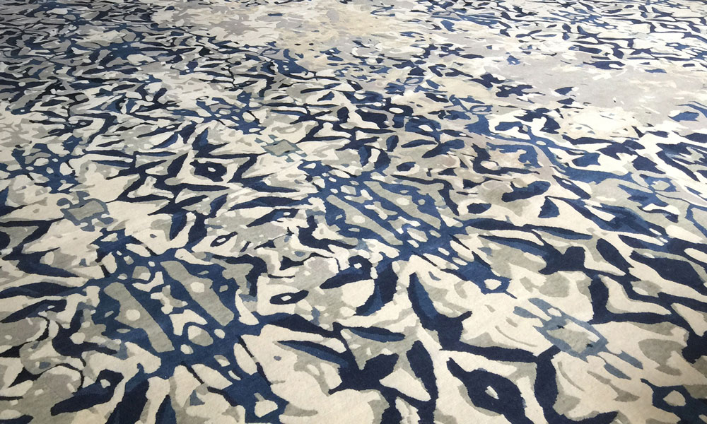 Moghul rug (detail), Elizabeth Ashard