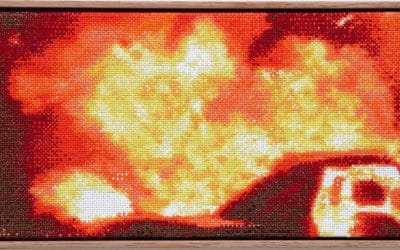 Apocalypse Now? Cross-stitch tapestries by Cordeiro & Healy