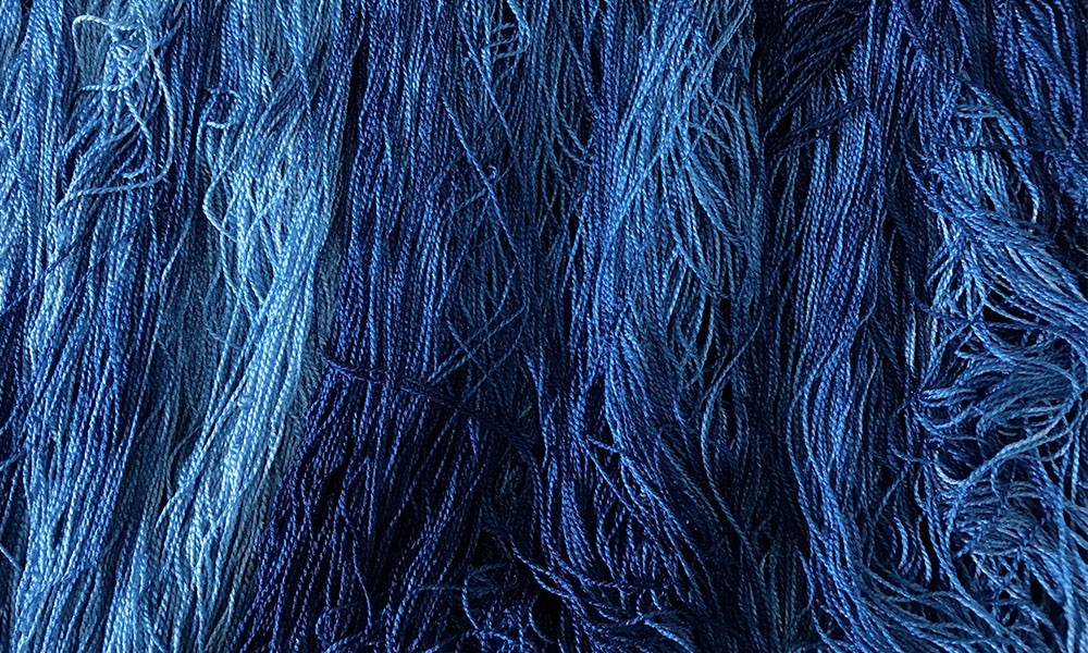 The dyed Econyl® yarn