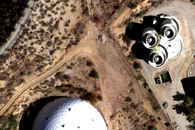 Detail: Biosphere 2, Oracle, Arizona, USA