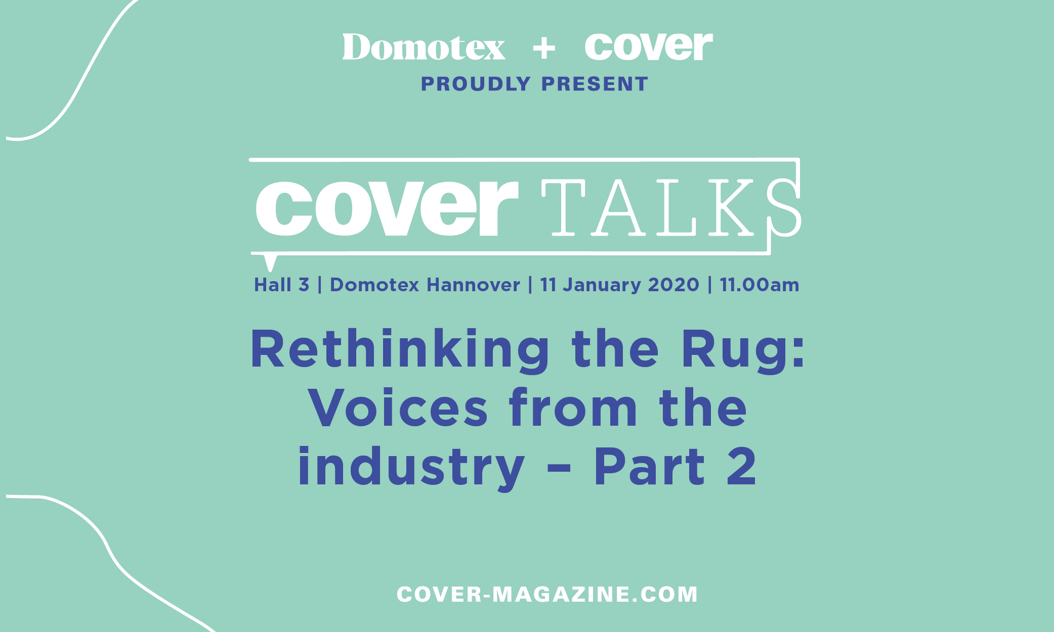 Rethinking the Rug: Voices from the industry — Part 2, Saturday 11 January, 11.00am