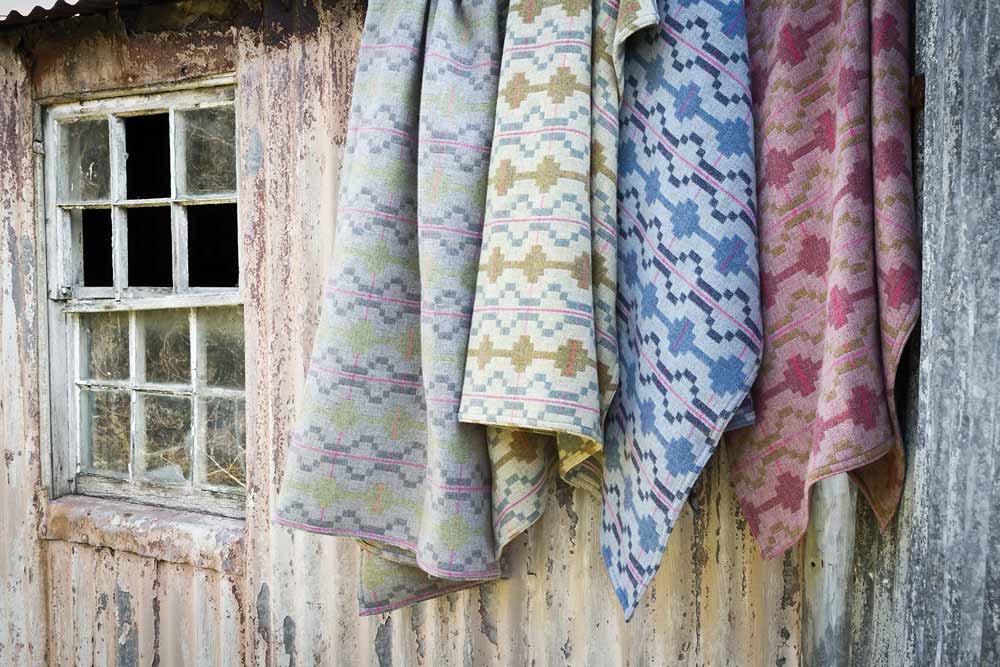 Patagonia blankets, Melin Tregwynt, Designjunction London