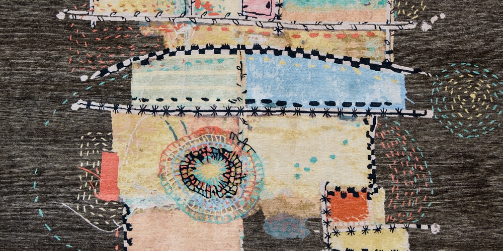 Shortlisted for Category 6: Best Collection: Happiness (detail), Wool & Silk