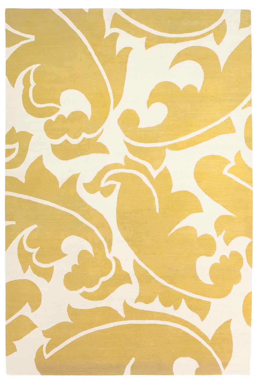 The Rug Company has also been working with top end designers for a long time, and produced Overleaf in Yellow for Marni