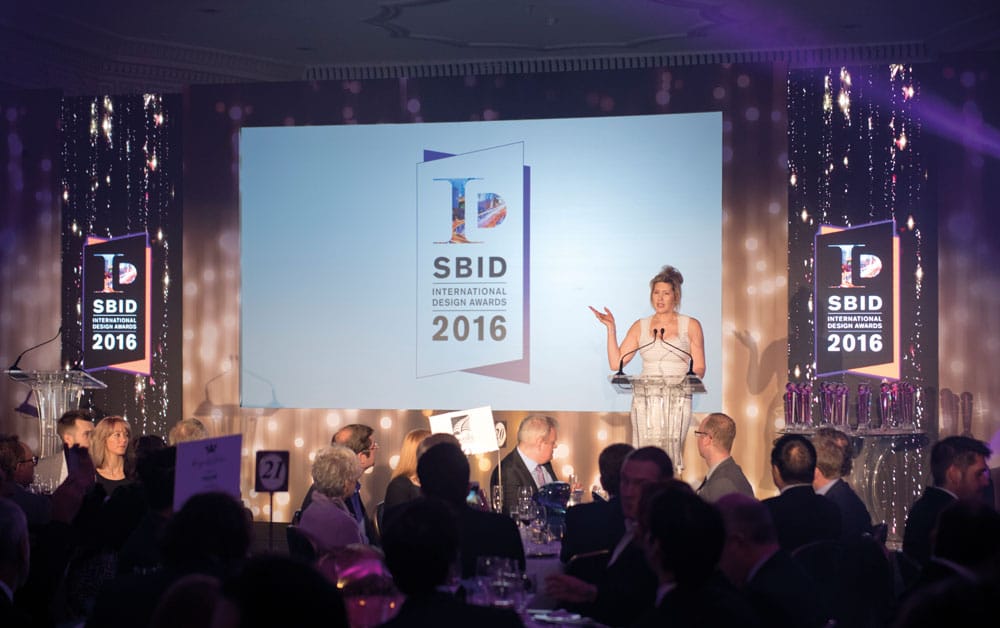 Dr Vanessa Brady OBE at SBID International Design Awards 2016