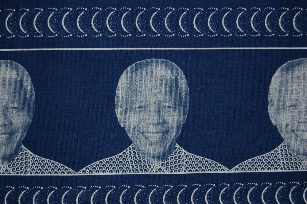 Nelson Mandela (detail), South Africa, 2008. William Morris Gallery