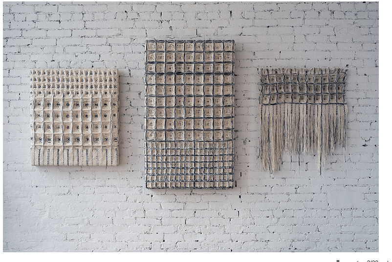 Hiroko Takeda, Giant Waffle weavings, NYTM 2016