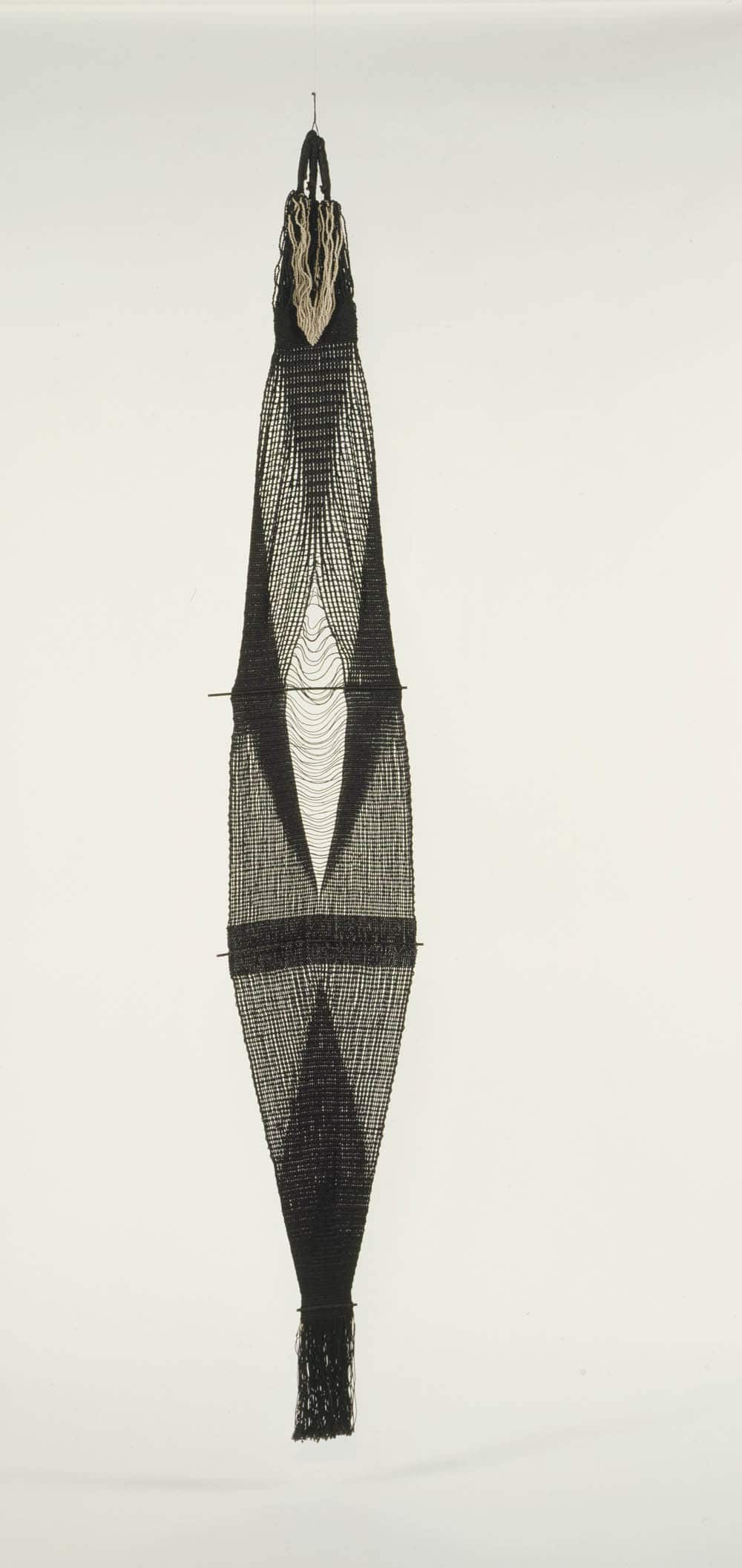 Lenore Tawney, Black Woven Form (Fountain), 1966