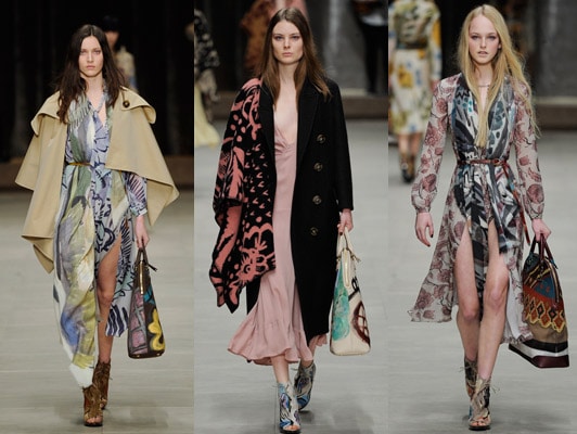 Burberry Prorsum A/W 2014 Collection at A/W LFW 2014  London Fashion week