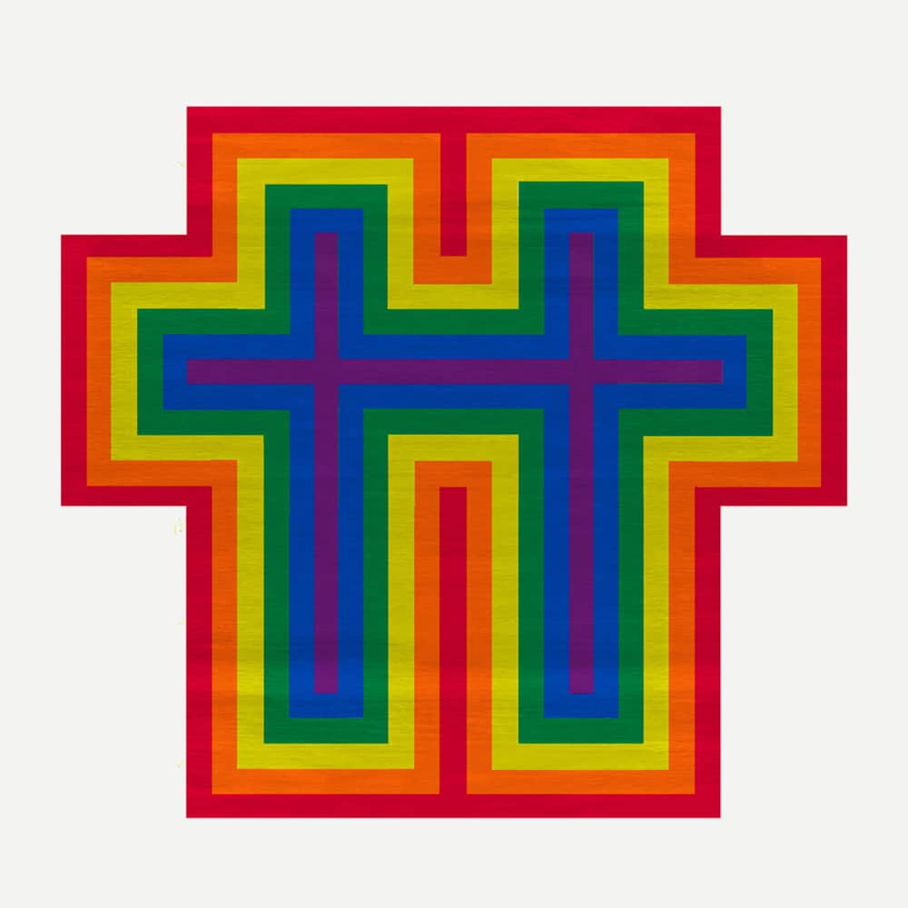 Rainbow Cross for Two, Jonathan Horowitz, 2018
