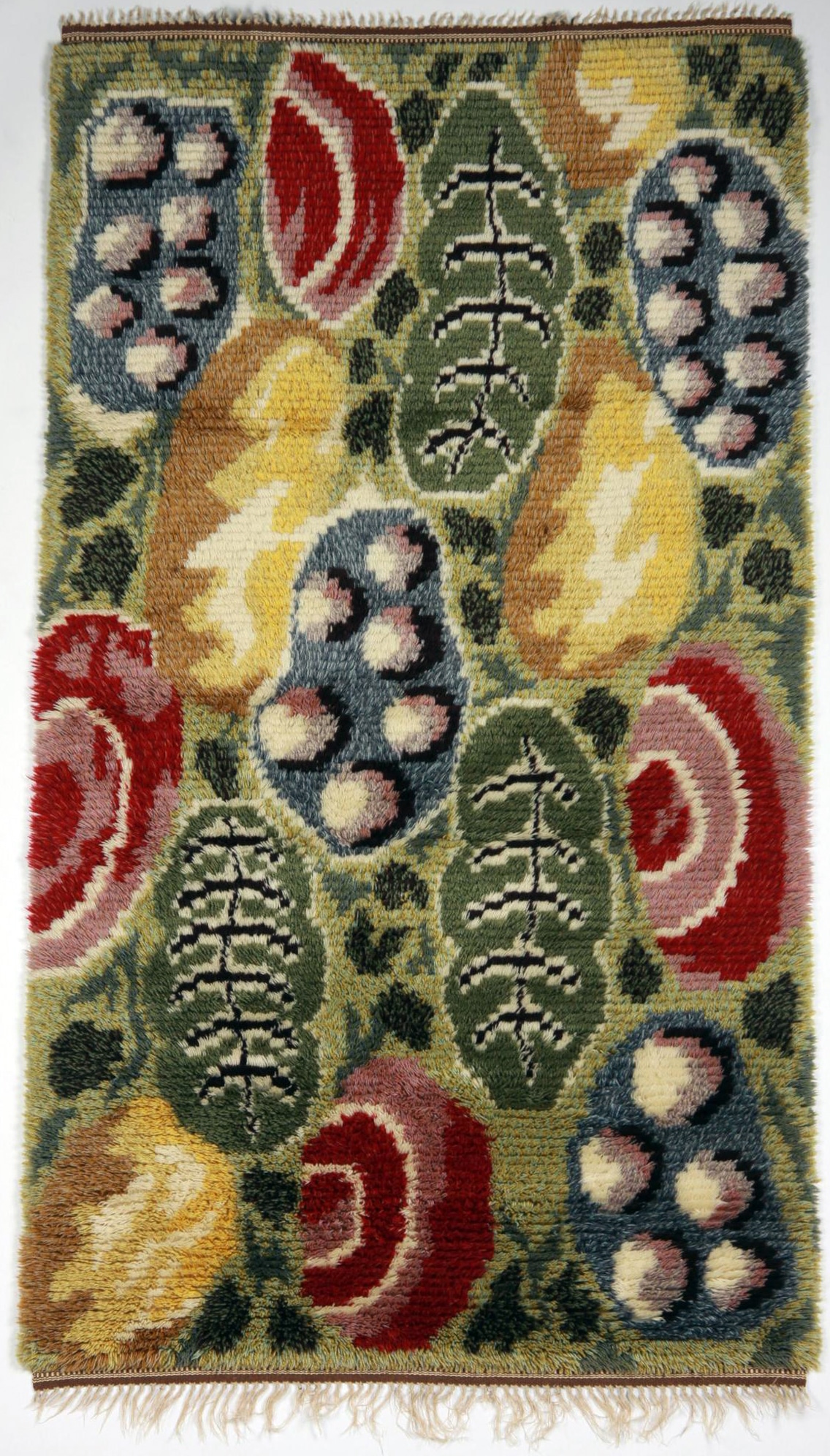 Josef Frank rya rug for Svensk Tenn. Photograph courtesy of Modernity.