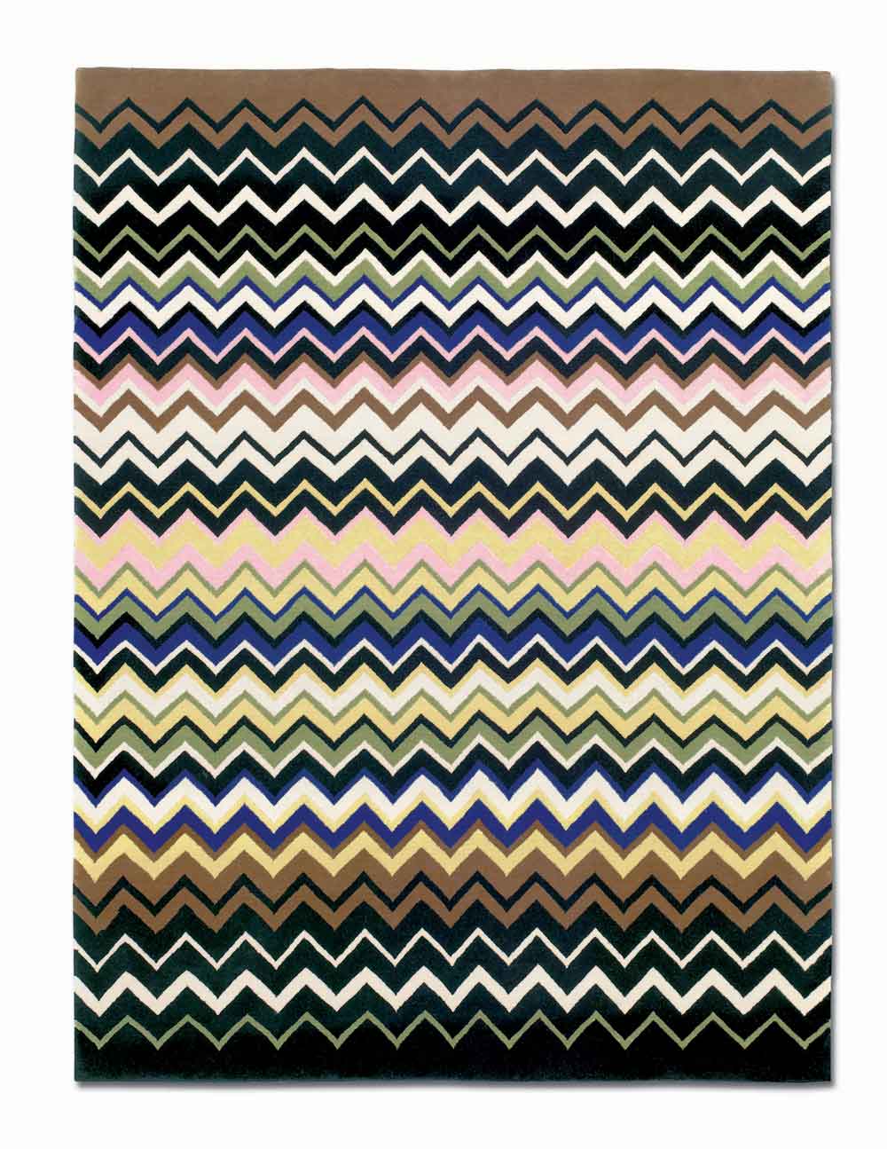 The classic Missoni zig-zag pattern appears as part of their home-ware 