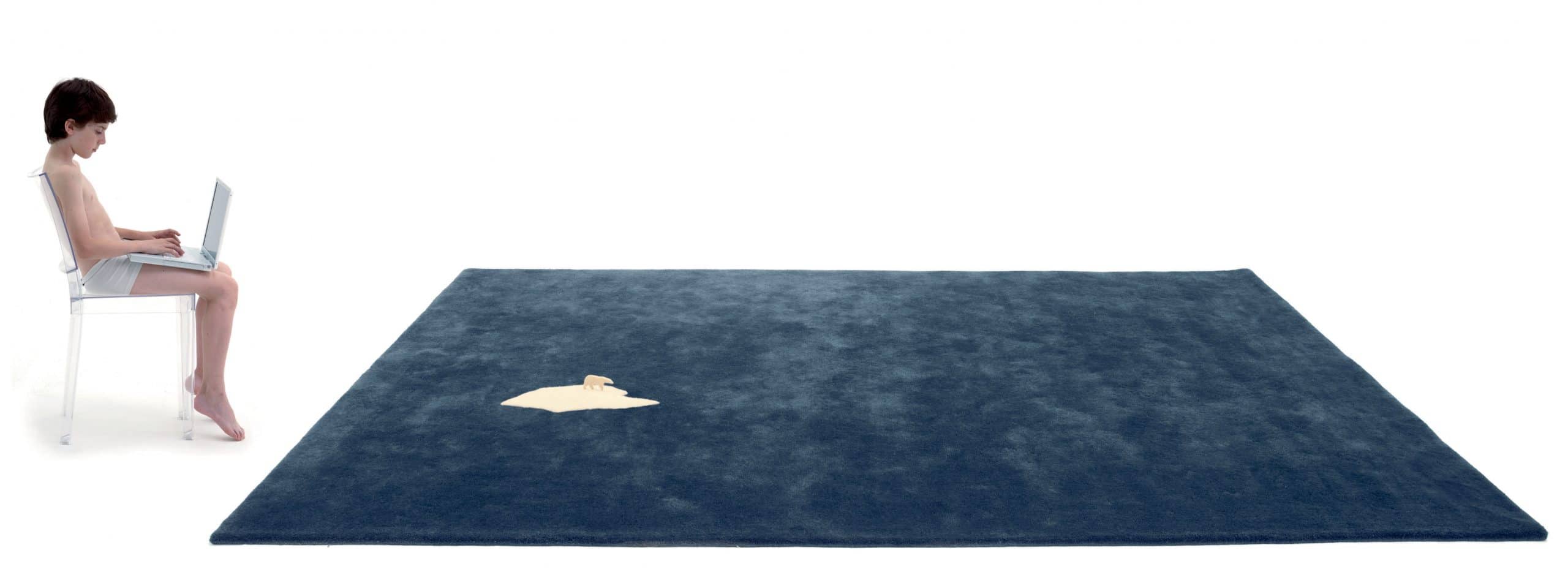Global Warming rug by NEL Collective for nanimarquina. Image courtesy of nanimarquina.