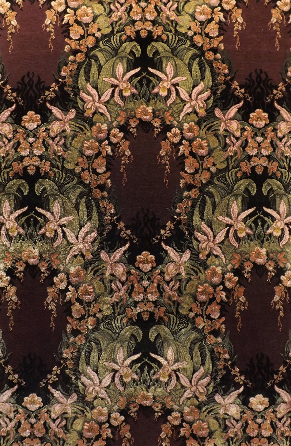 Orchid, The Royal Horticultural Society Lindley Collection, The Moorland Rug Company Ltd