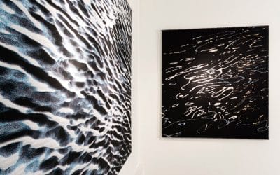 Water Mirror tapestry exhibition, Maria Wettergren, Paris