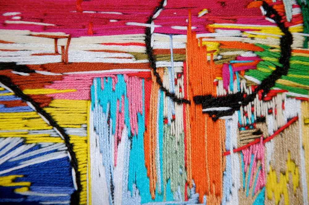 Stitch Painting (detail), Allistair Covell